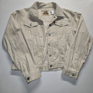 Girls Levi's Corduroy Jacket Tan size 10/12